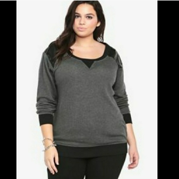 Torrid - Grey Sweatshirt - Picture 5 of 6